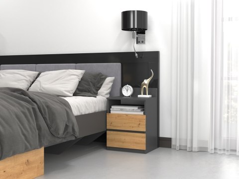Szafka nocna Malwa M1 ANTRACYT ARTISAN