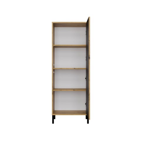 Witryna KAMARO 1DD SLIM DĄB ARTISAN Lamele Front Ryflowany