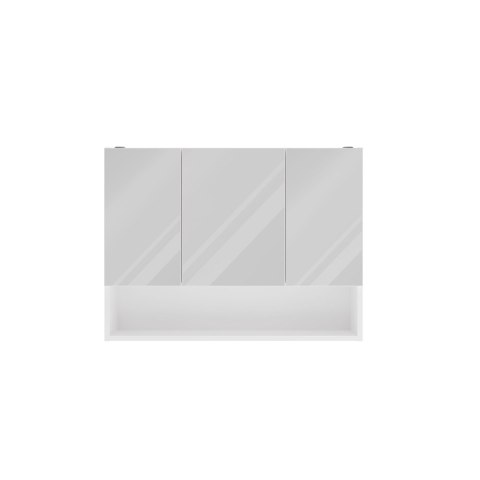 Szafka Łazienkowa Wisząca POLA 3DL/P BIAŁY 80 Cm 3 Lustra z Półką